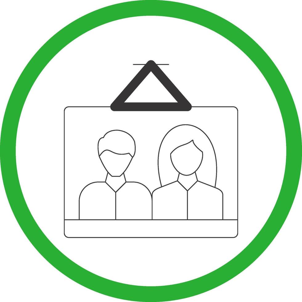 Frame Creative Icon Design vector