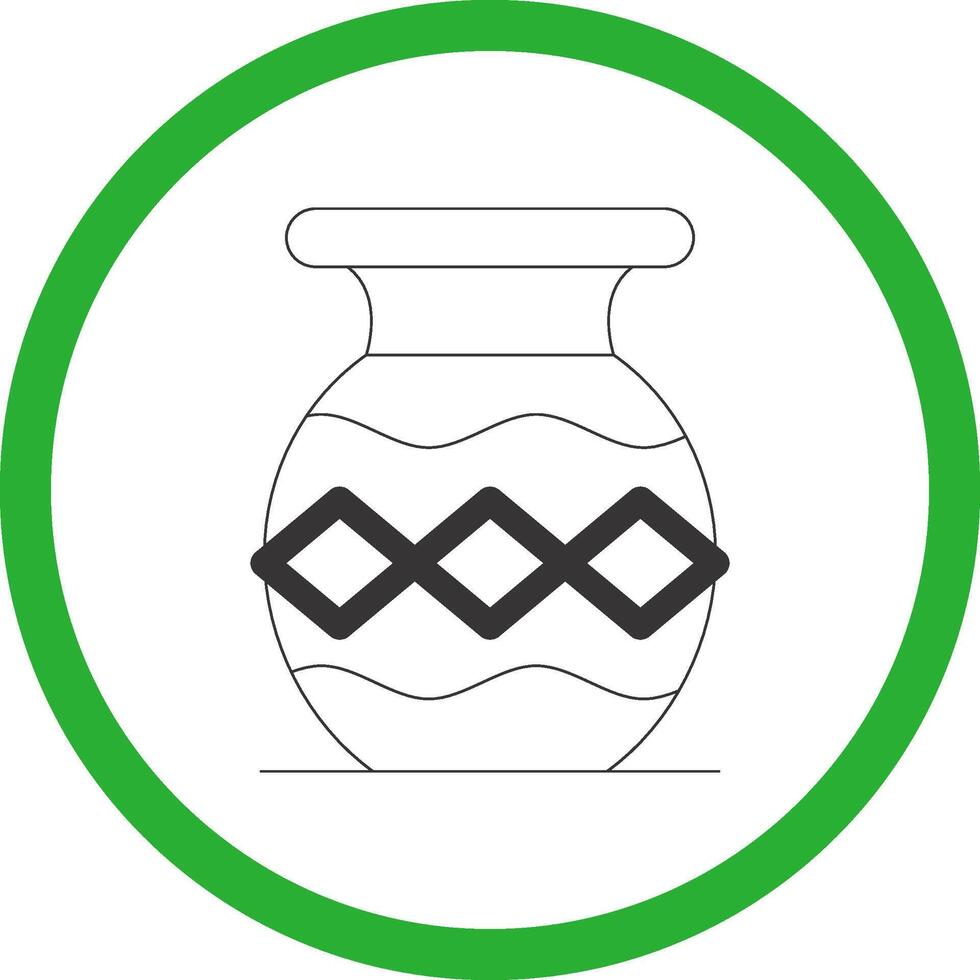 Vases Creative Icon Design vector