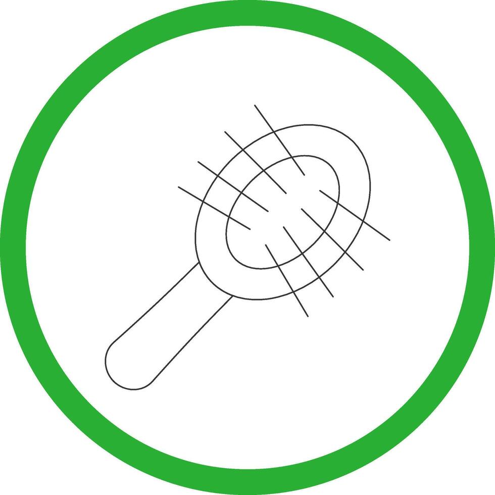 Hairbrush Creative Icon Design vector