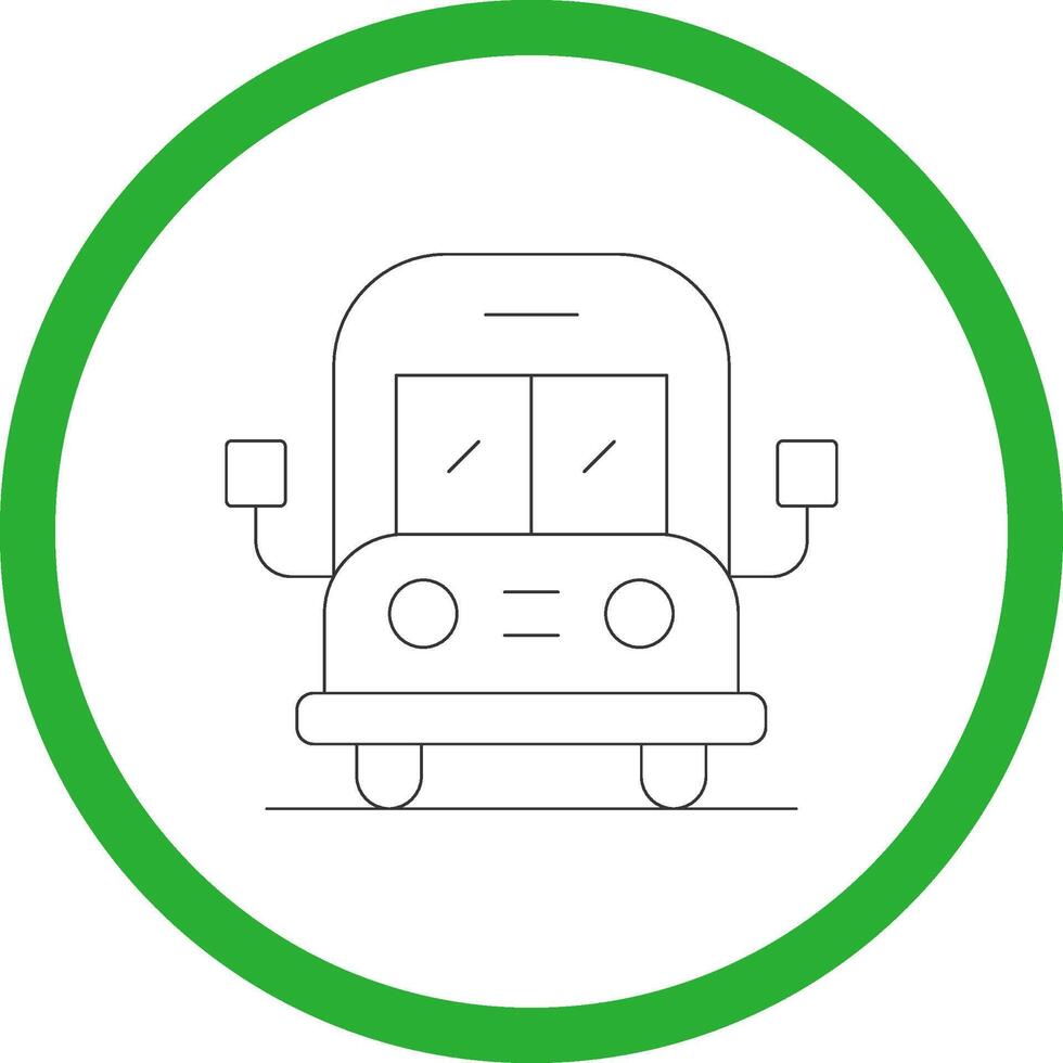 Bus Creative Icon Design vector