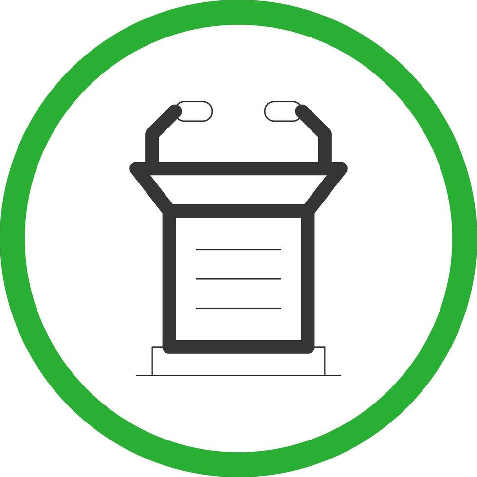 Lectern Creative Icon Design vector