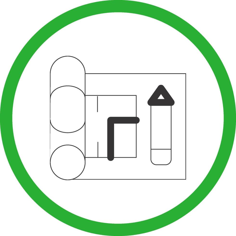 diseño de icono creativo de plano de planta vector