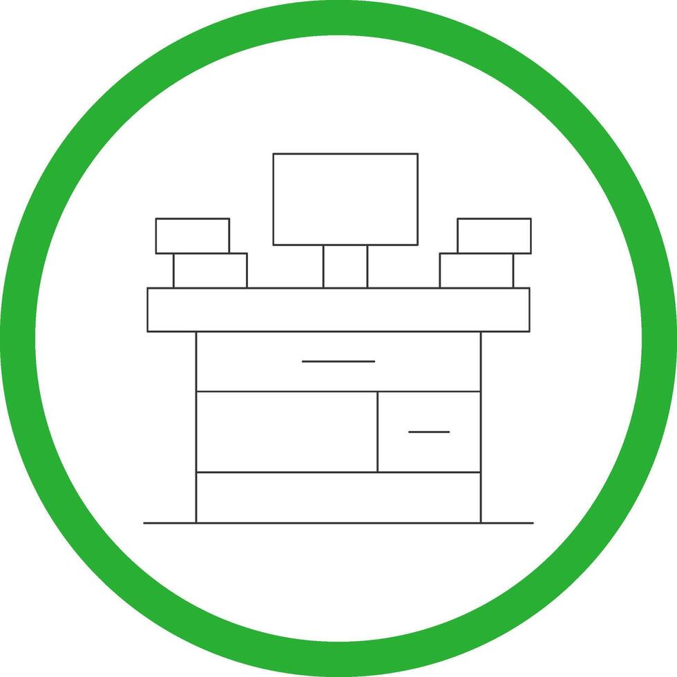 Desk Creative Icon Design vector