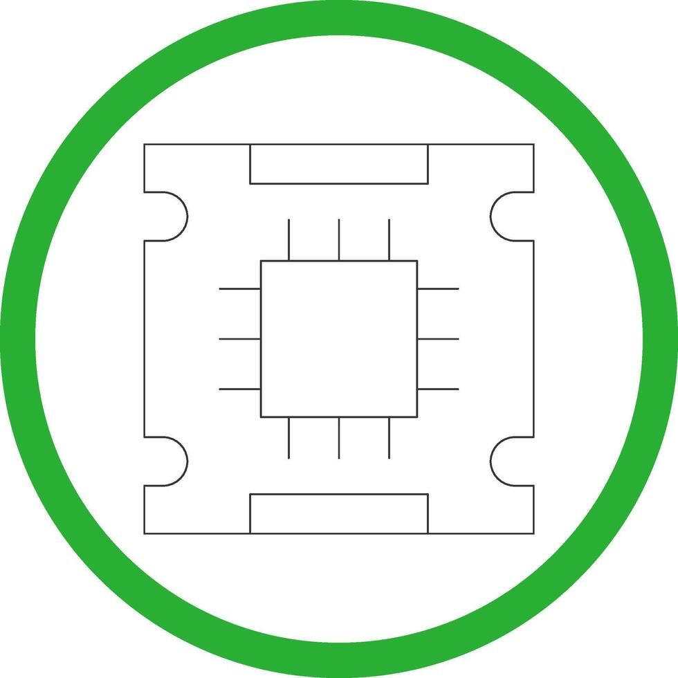 Processor Creative Icon Design vector