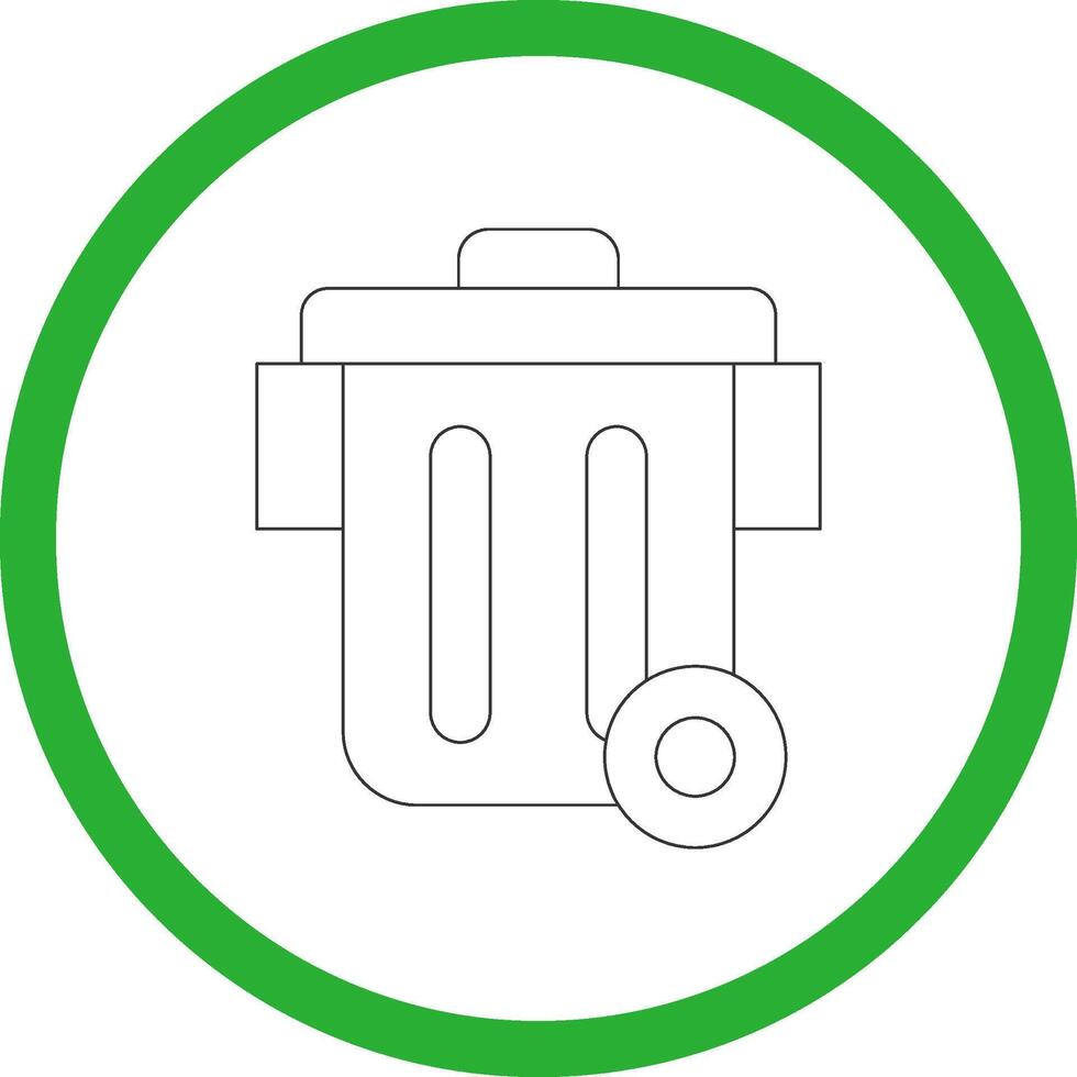 Bin Creative Icon Design vector