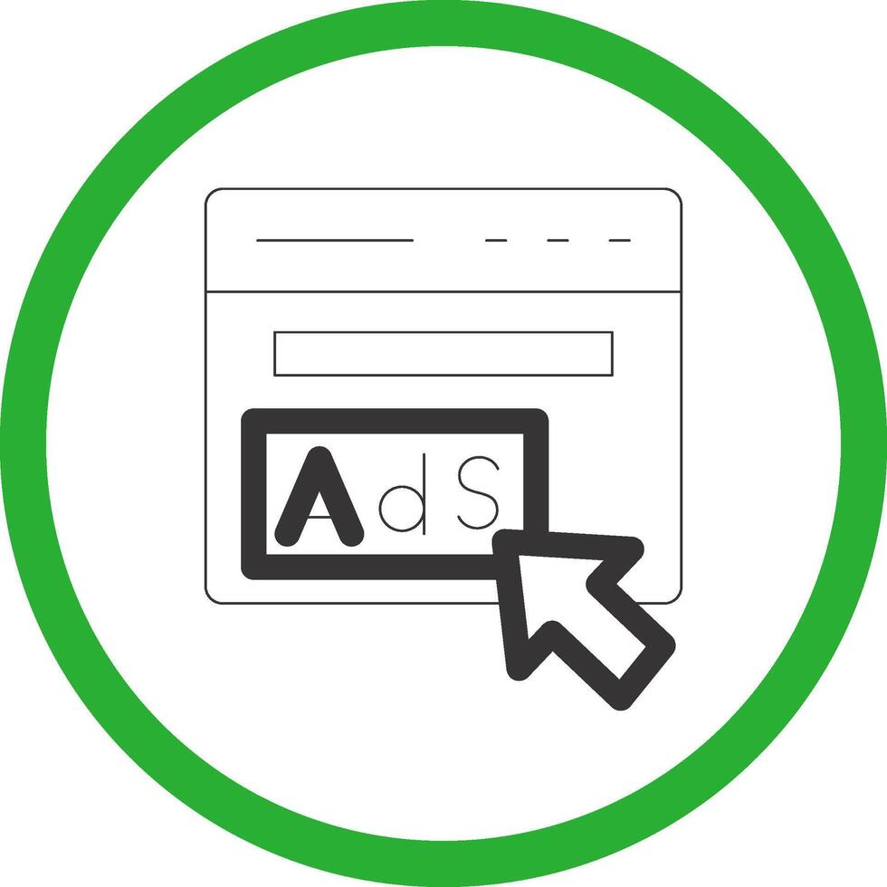 Advertising Creative Icon Design vector