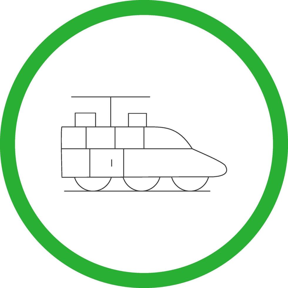 diseño de icono creativo de tren vector