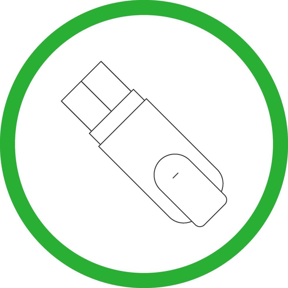 Usb Flash Drive Creative Icon Design vector