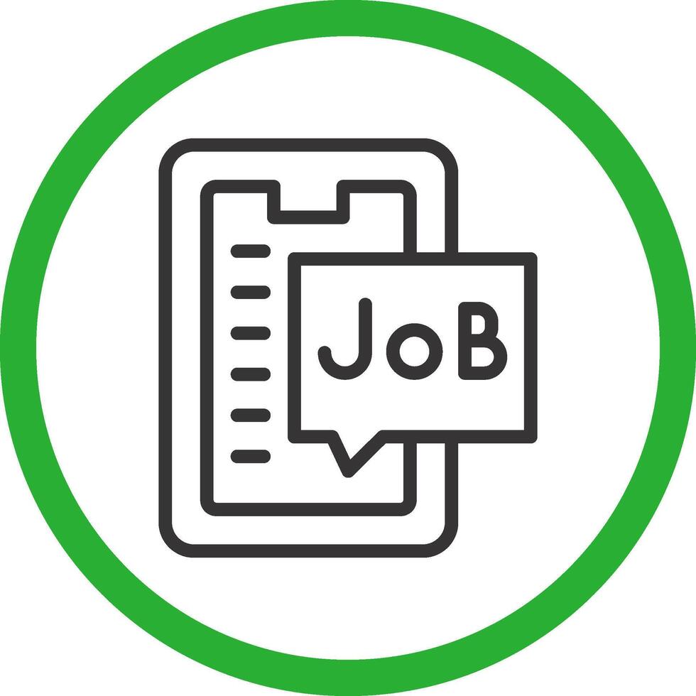 Job Search Creative Icon Design vector