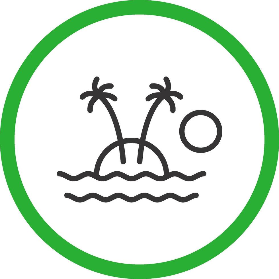 Island Creative Icon Design vector