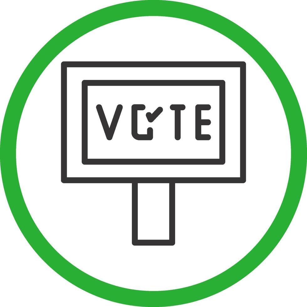 Vote Creative Icon Design vector