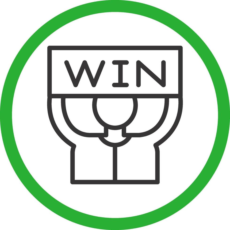 Win Creative Icon Design vector