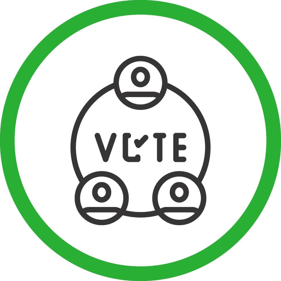 diseño de icono creativo de elecciones vector