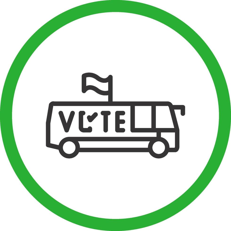 diseño de icono creativo de autobús vector