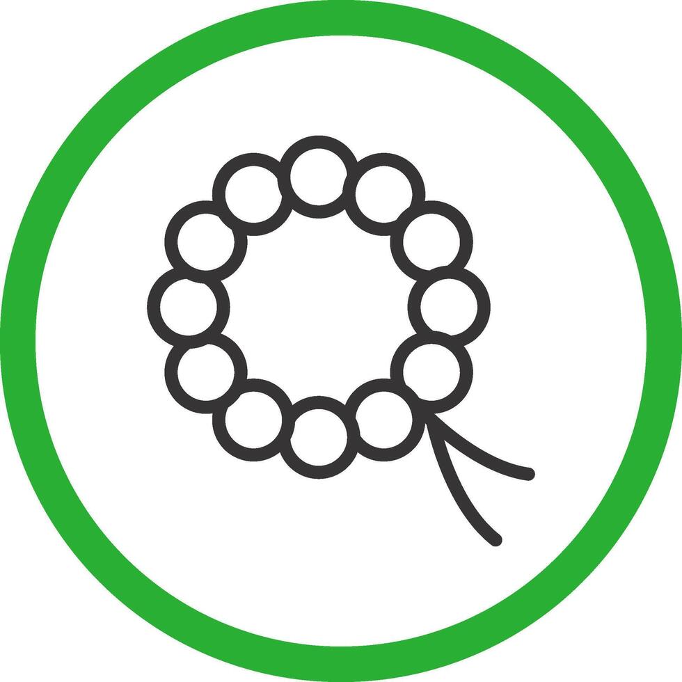 Rosary Creative Icon Design vector