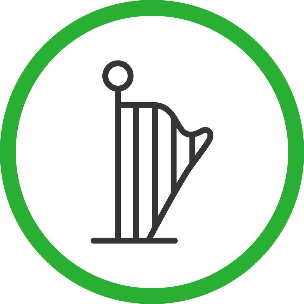 Harp Creative Icon Design vector