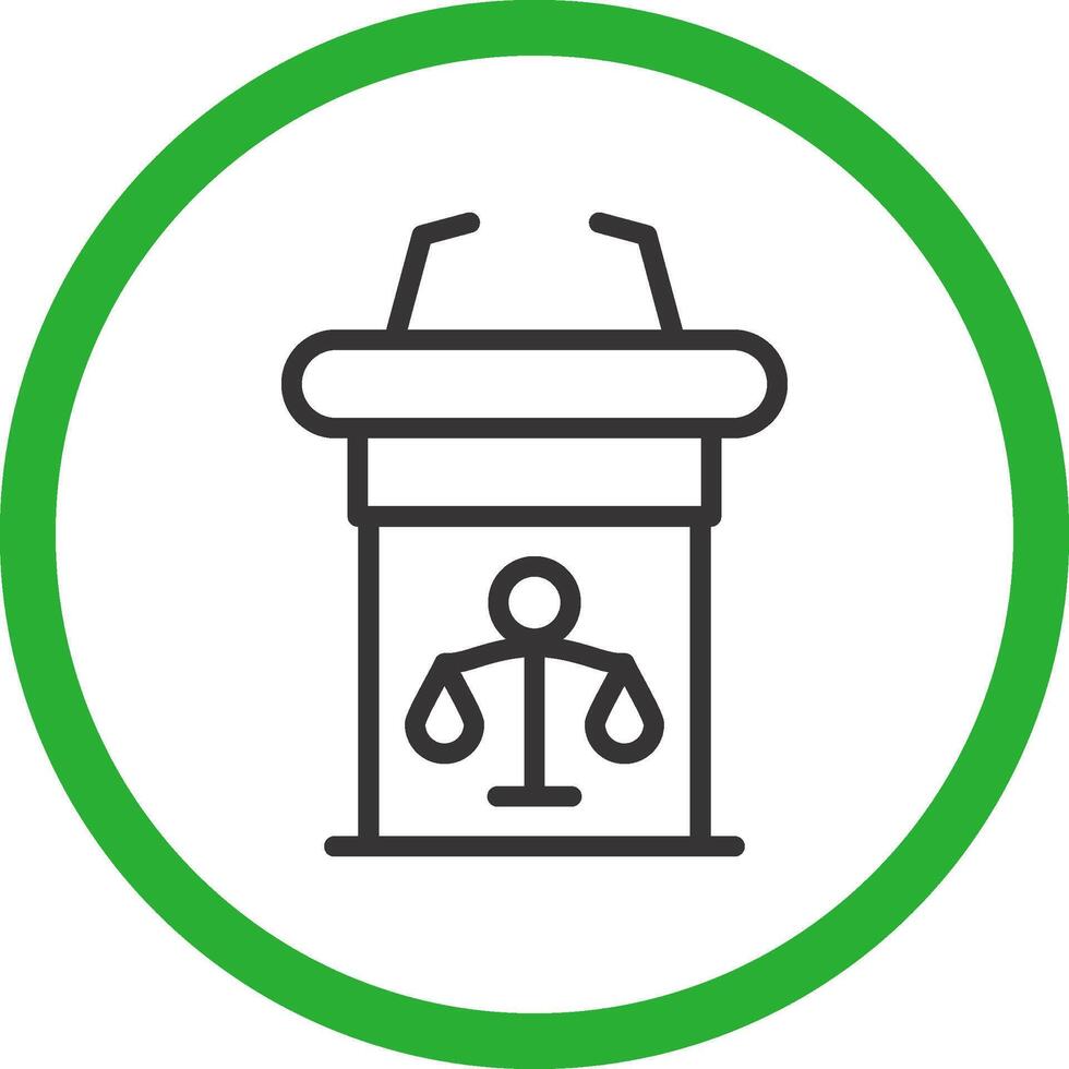 Tribune Creative Icon Design vector