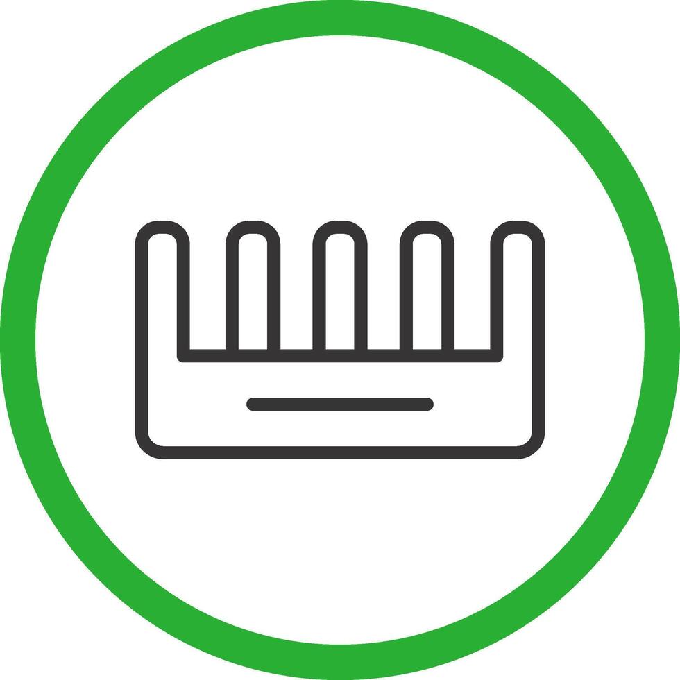 Comb Creative Icon Design vector