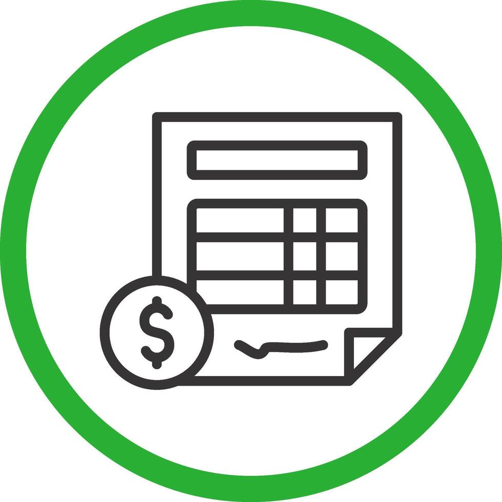 Invoice Creative Icon Design vector