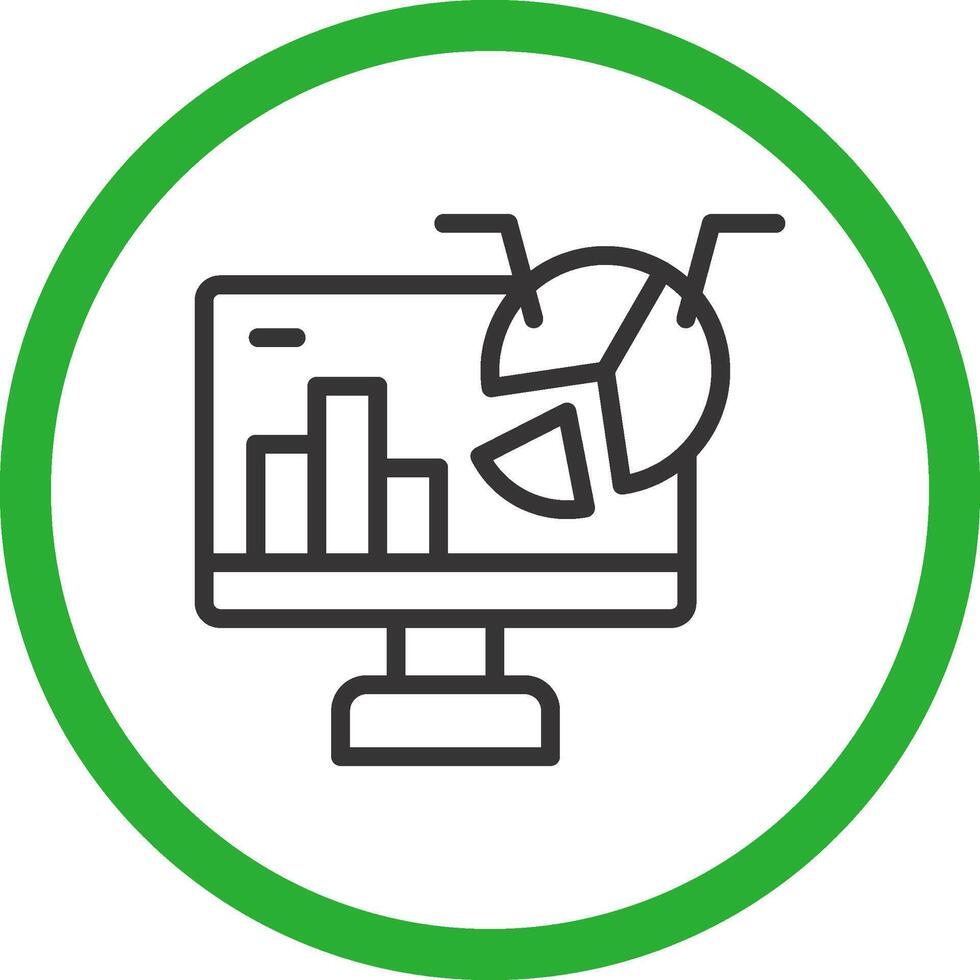 Data Analytics Creative Icon Design vector