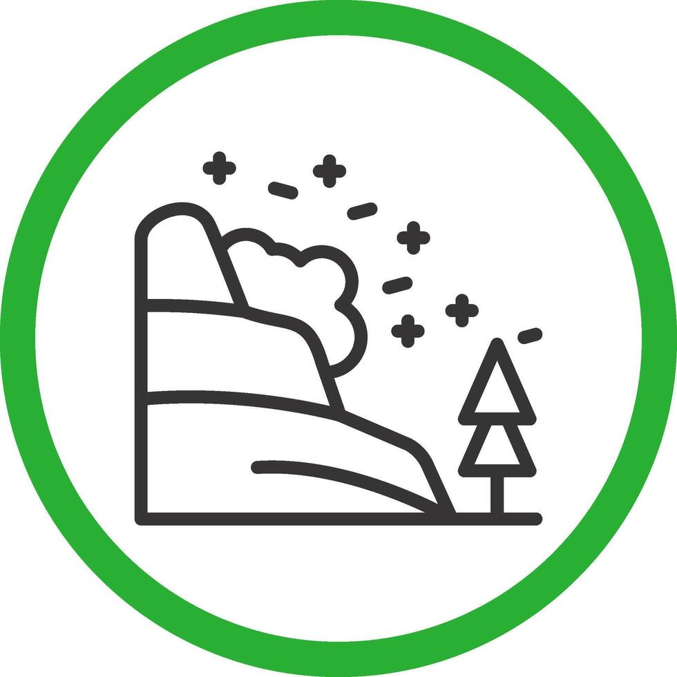 Avalanche Creative Icon Design vector