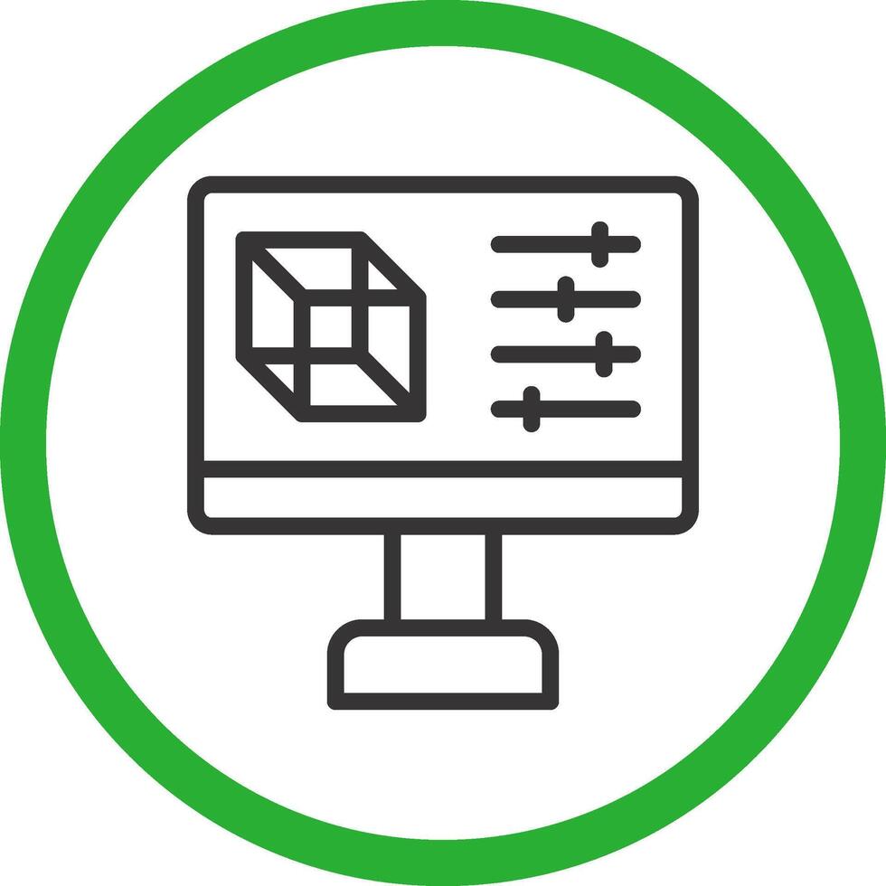Simulation Creative Icon Design vector