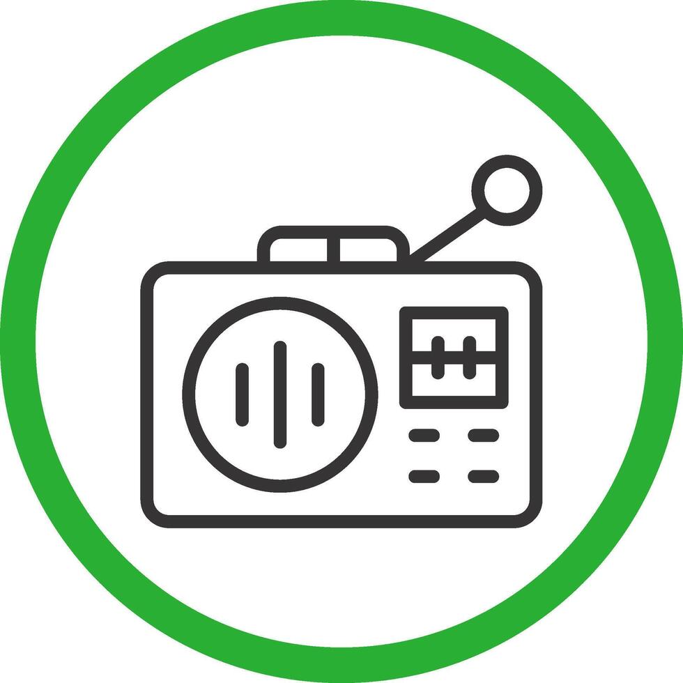 Line Green Gradient Design vector