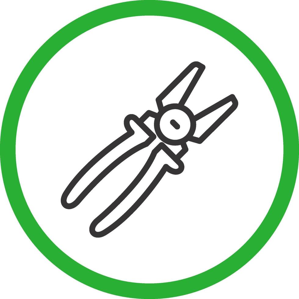 Pliers Creative Icon Design vector