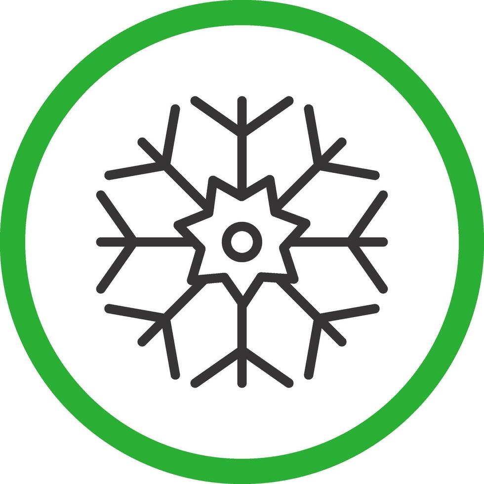 Snowflake Creative Icon Design vector