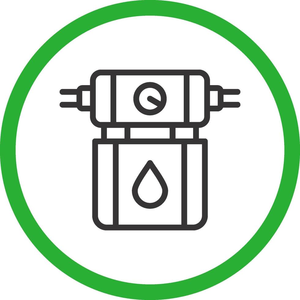 Water Filter Creative Icon Design vector