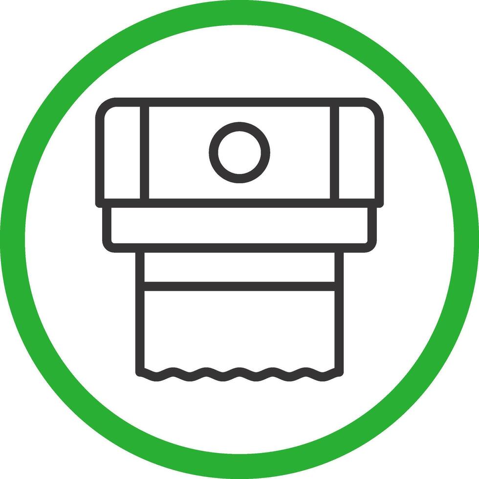 Paper Towel Creative Icon Design vector