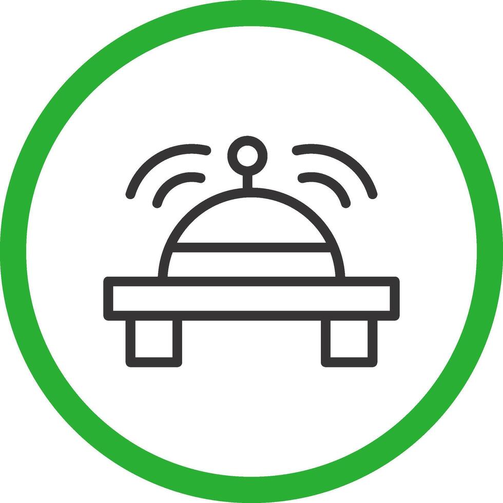 Reception Bell Creative Icon Design vector