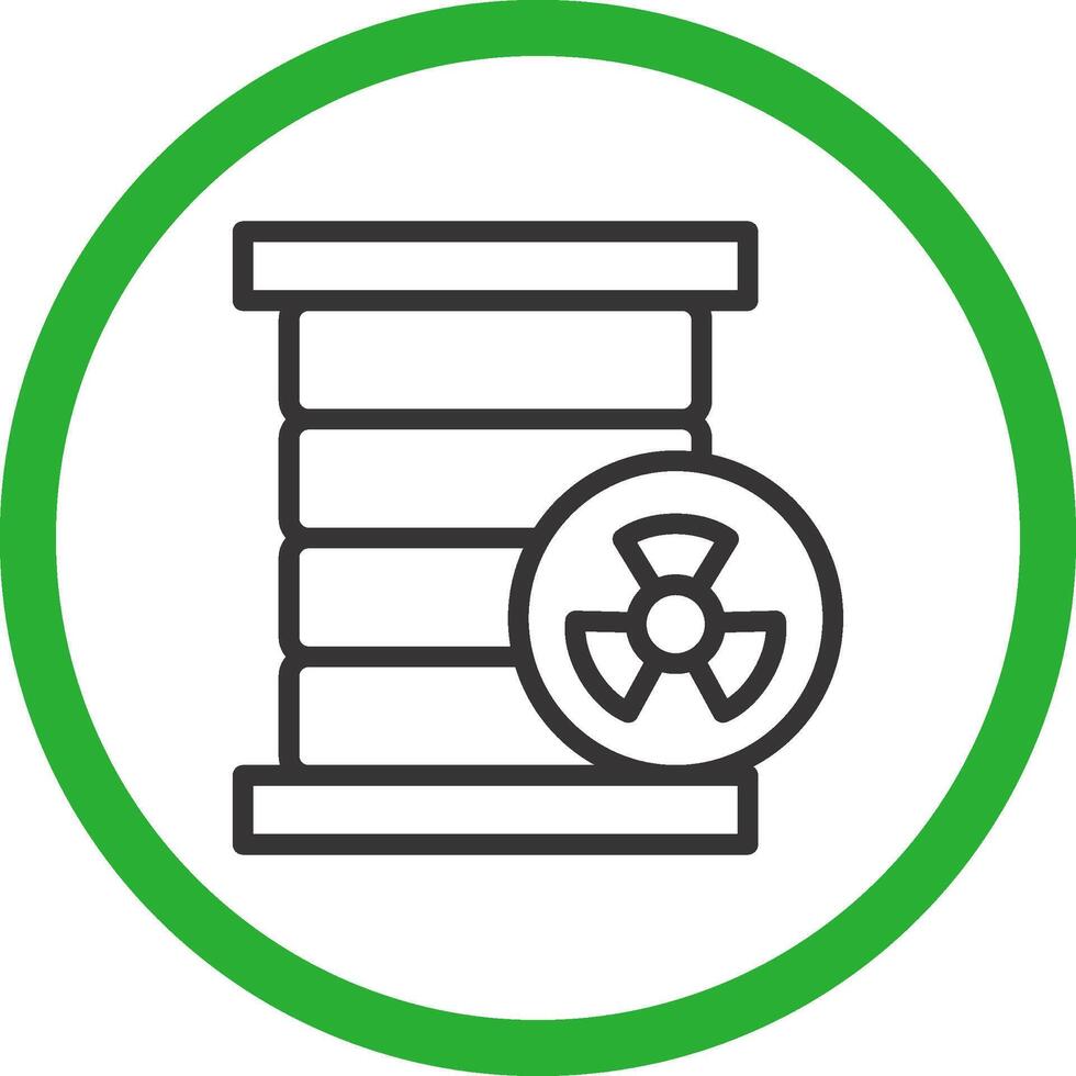 Toxic Waste Creative Icon Design vector
