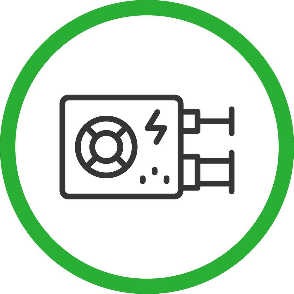 Power Supply Creative Icon Design vector