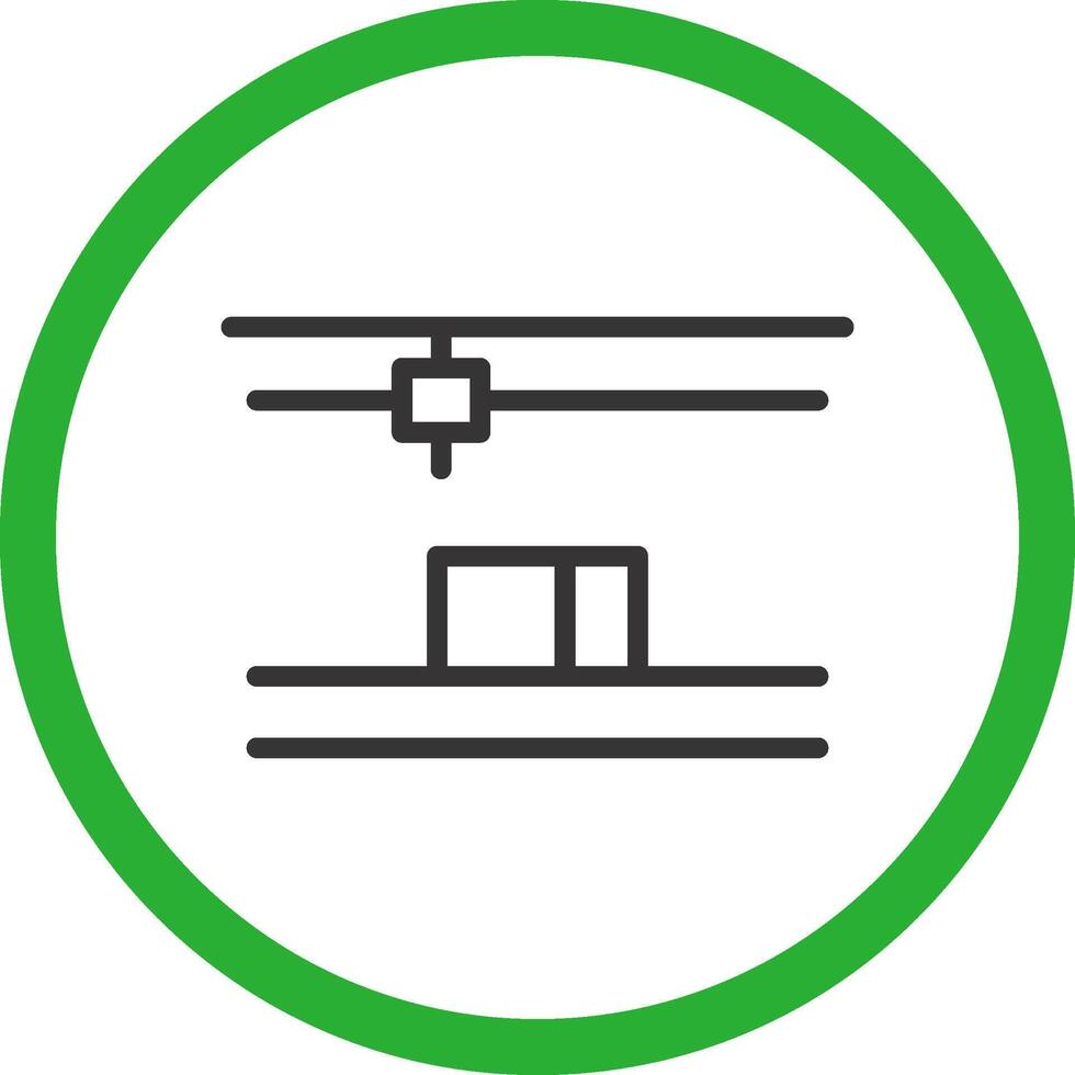 3D Printing Creative Icon Design vector