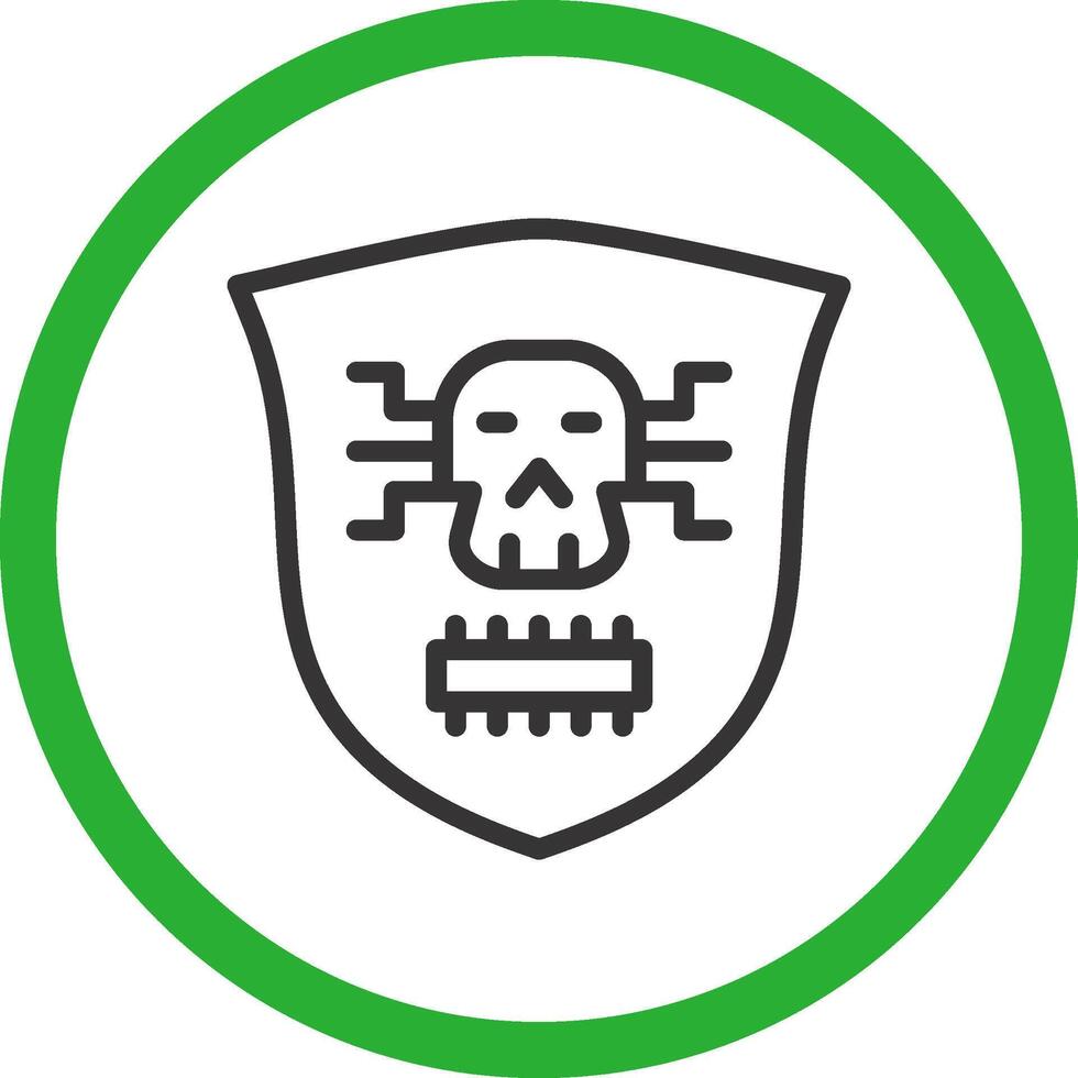 Malware Creative Icon Design vector