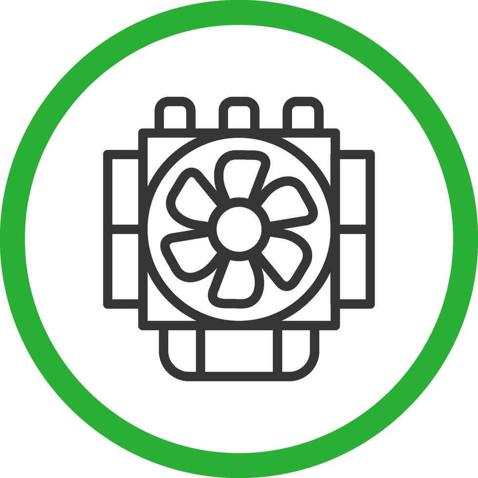 Heatsink Creative Icon Design vector