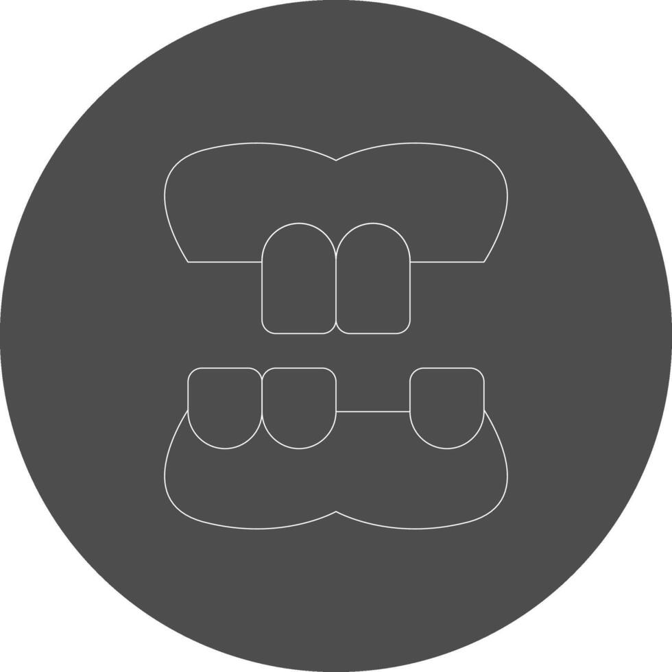Denture Creative Icon Design vector