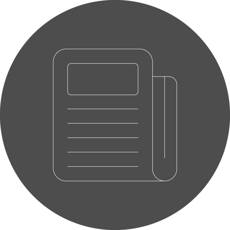 Newspaper Creative Icon Design vector