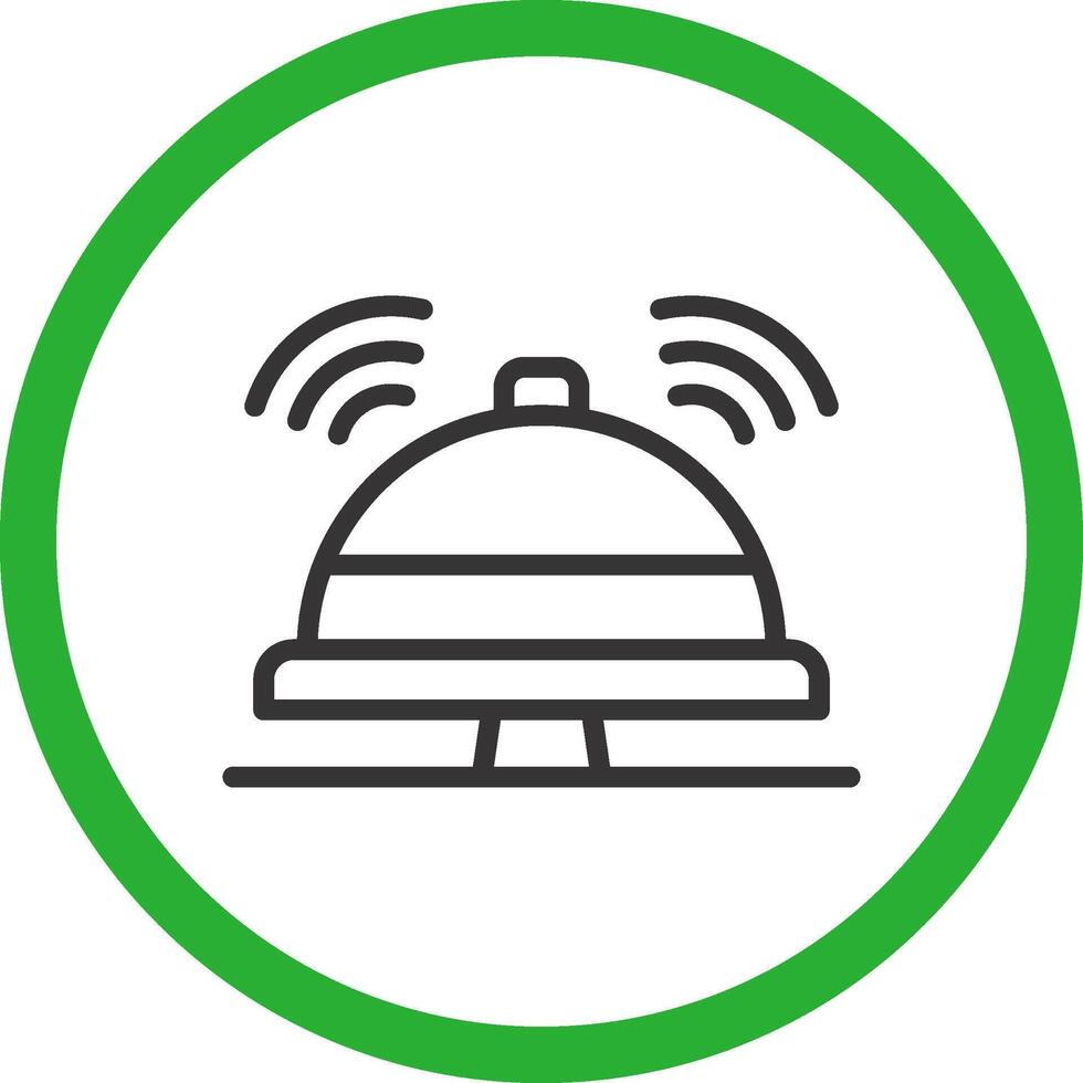 Reception Bell Creative Icon Design vector