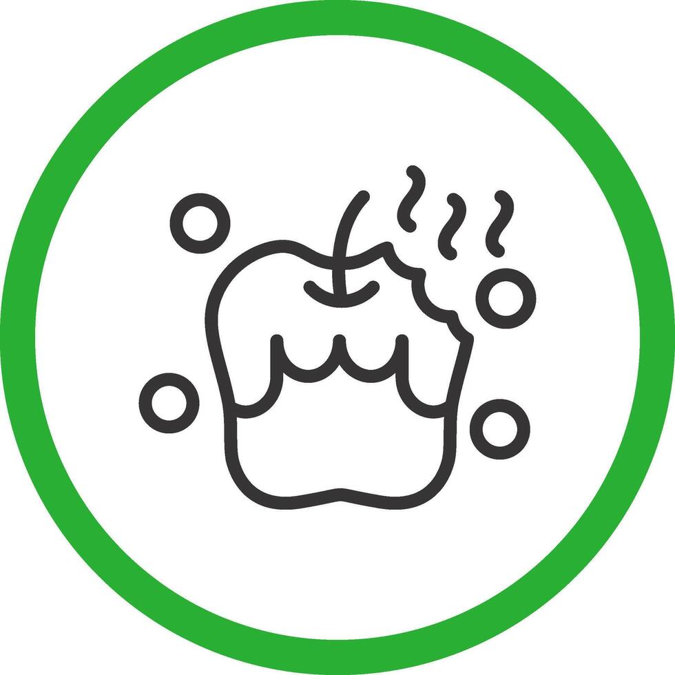 Rotten Creative Icon Design vector
