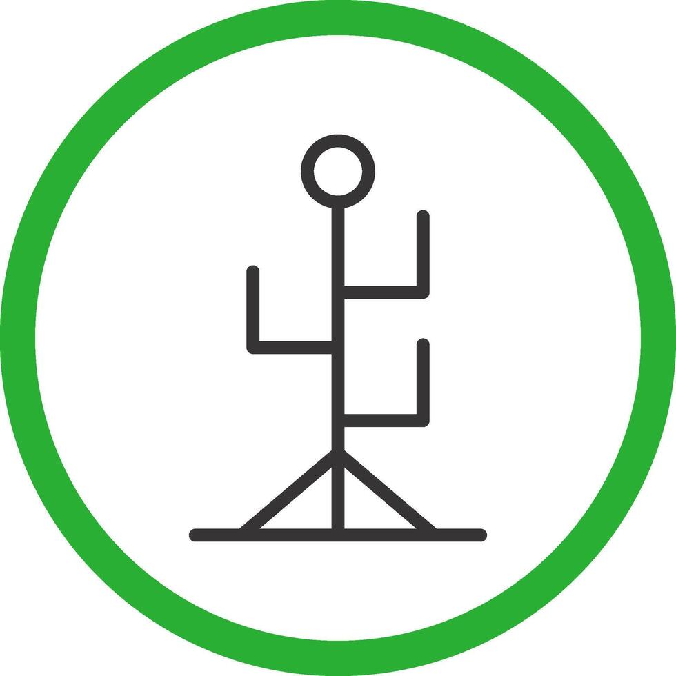 Clothes Stand Creative Icon Design vector