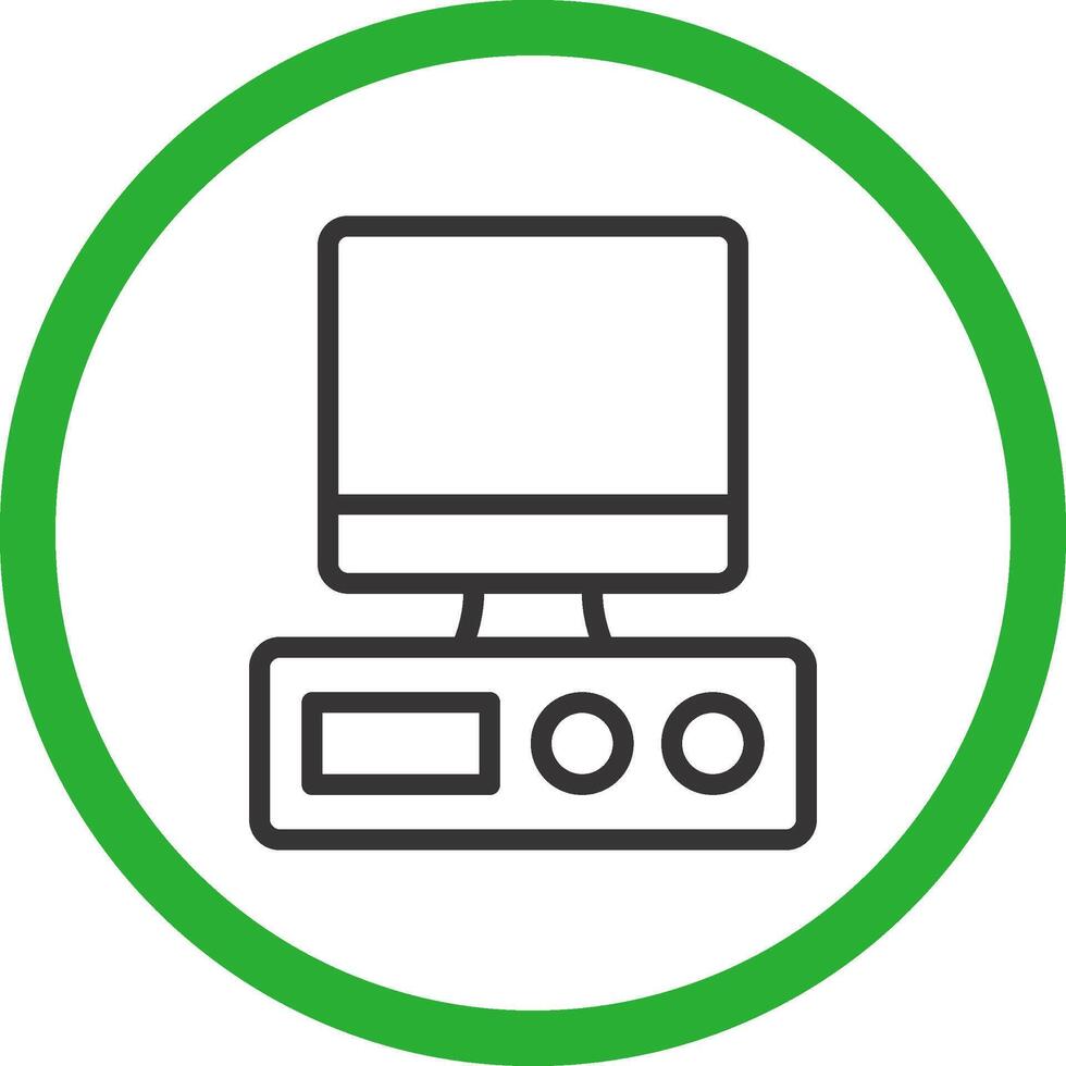 Computer Creative Icon Design vector