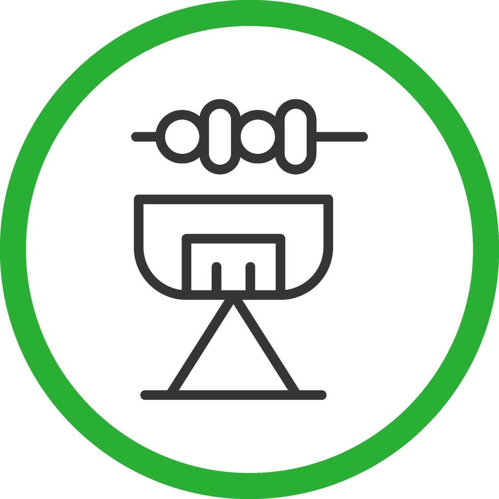 diseño de icono creativo de barbacoa vector