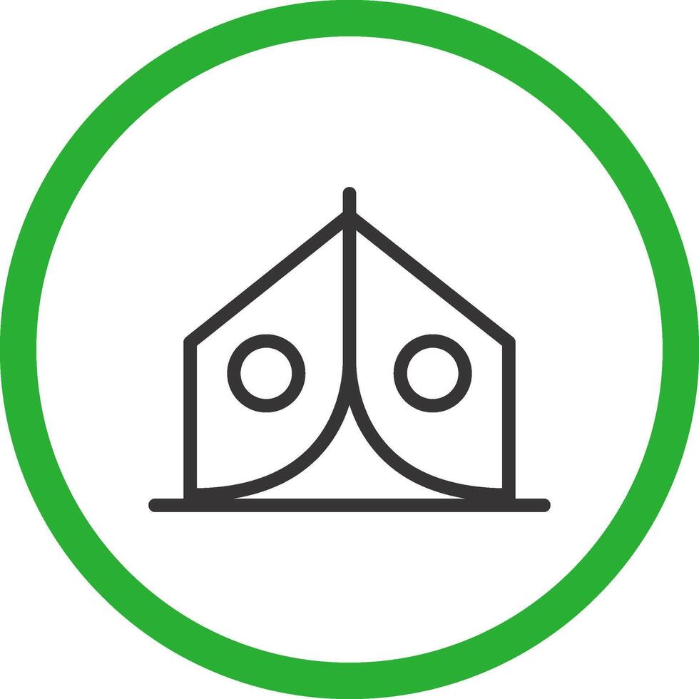 Tent Creative Icon Design vector