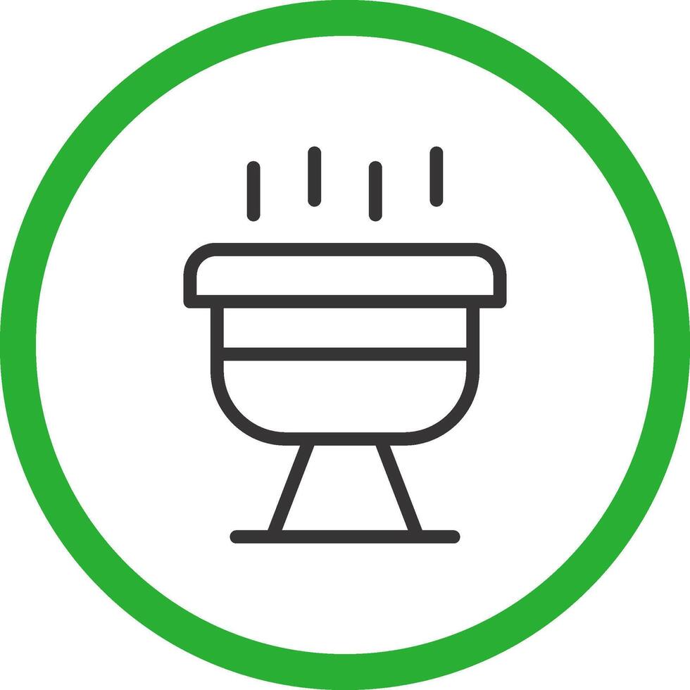 diseño de icono creativo de barbacoa vector