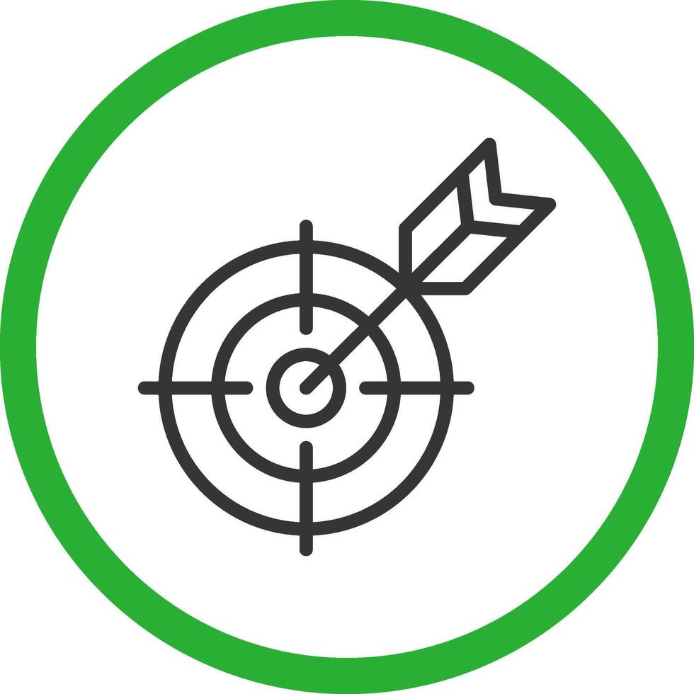 Target Creative Icon Design vector