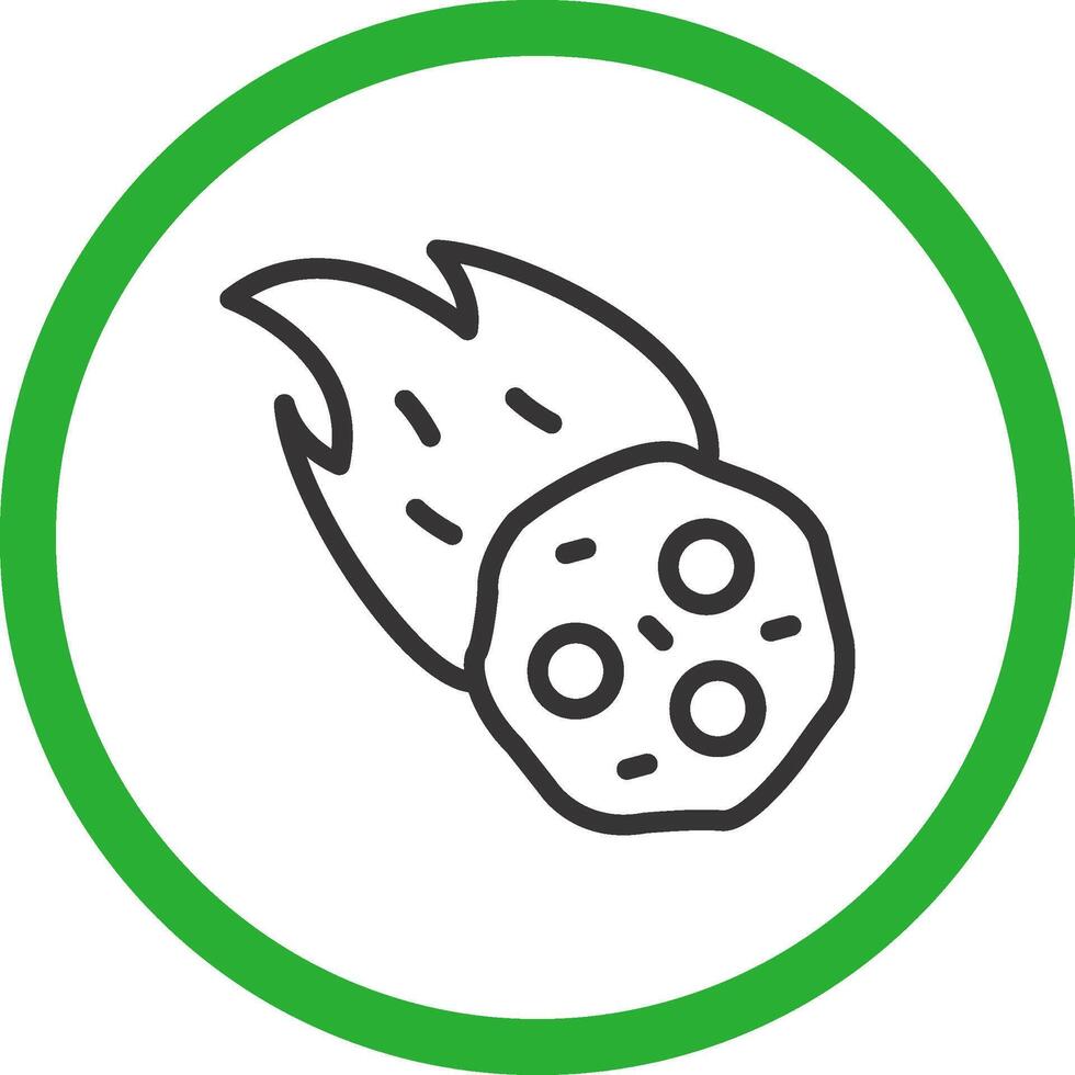 Meteor Creative Icon Design vector