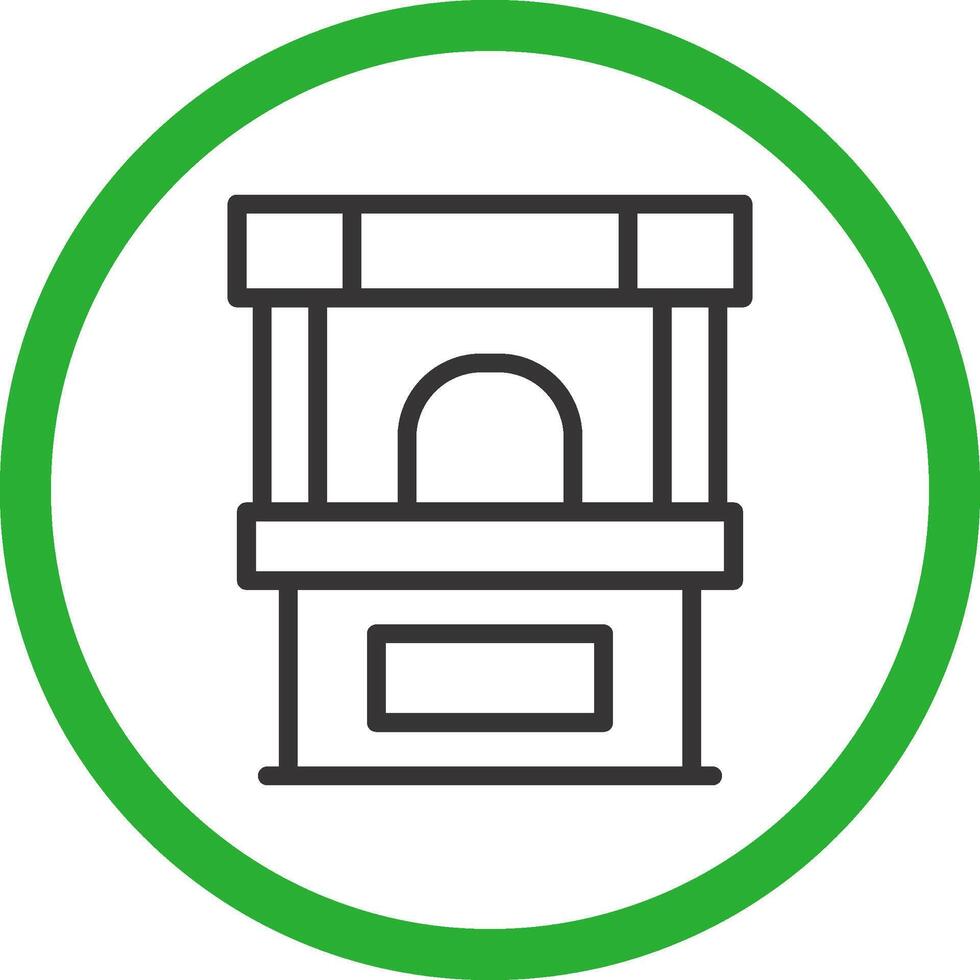 Ticket Box Creative Icon Design vector