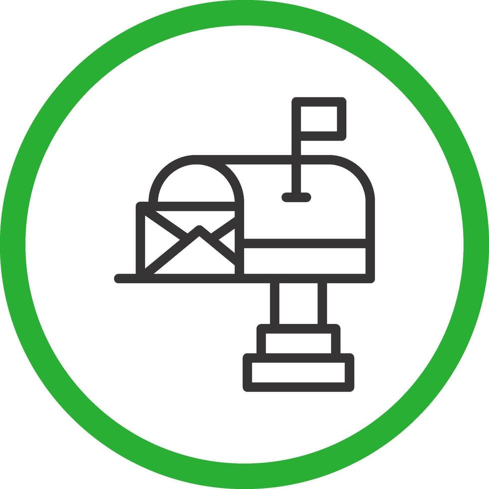 diseño de icono creativo de buzón de correo vector